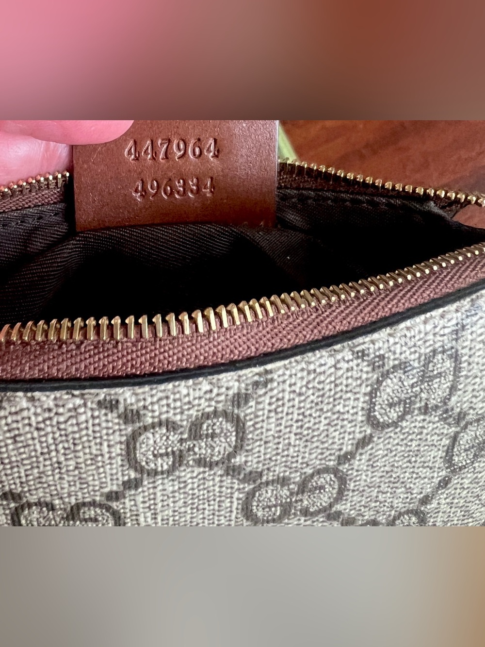 Authentic Gucci Ophidia gg key case pouch keychain wallet canvas/leather - Picture 5 of 9